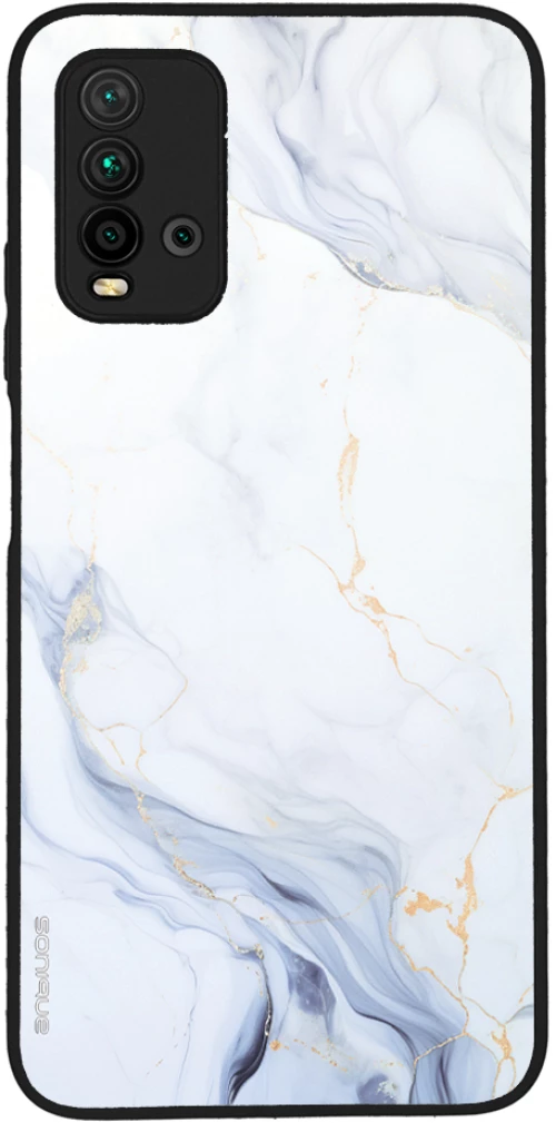 Θήκη Sonique Marble Series για Xiaomi Redmi 9T Λευκό 02