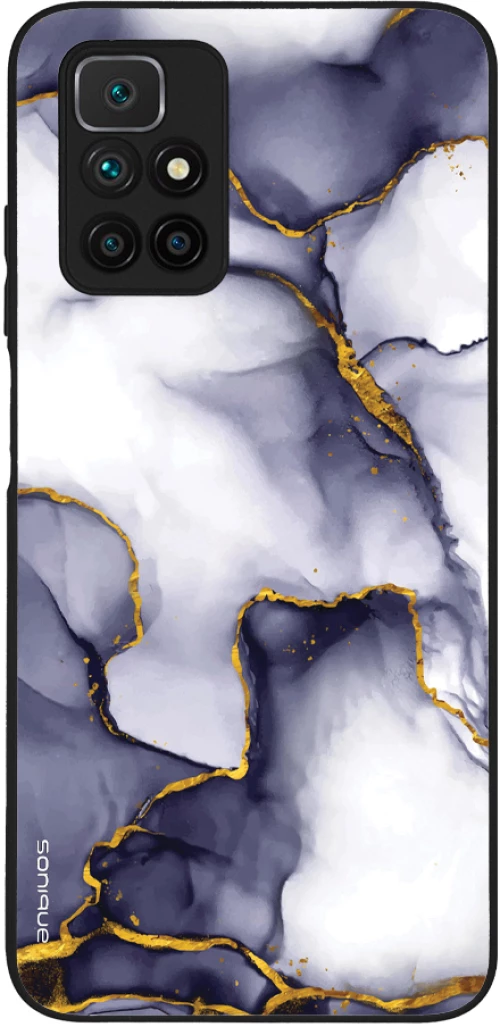 Θήκη Sonique Marble Series για Xiaomi Redmi 10 / Redmi 10 2022 Μωβ Γκρι