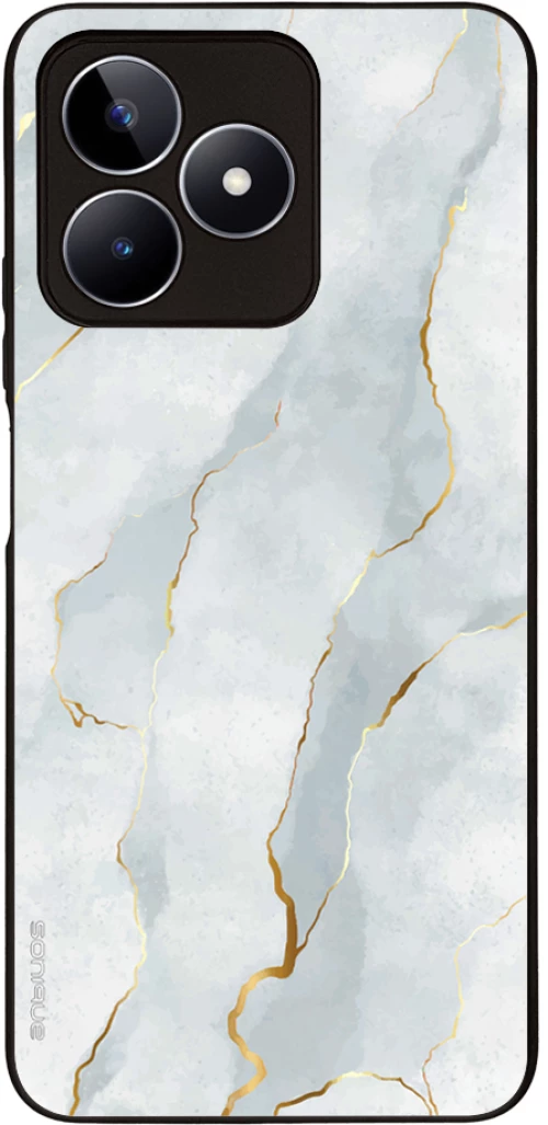 Θήκη Sonique Marble Series για Realme C51 / Realme C53 / Realme Note 50 Λευκό 01