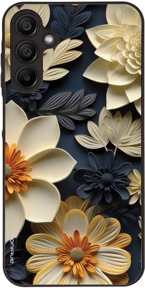 Θήκη Sonique 3D Flower Series για Samsung Galaxy A15 4G / Galaxy A15 5G Εκρού