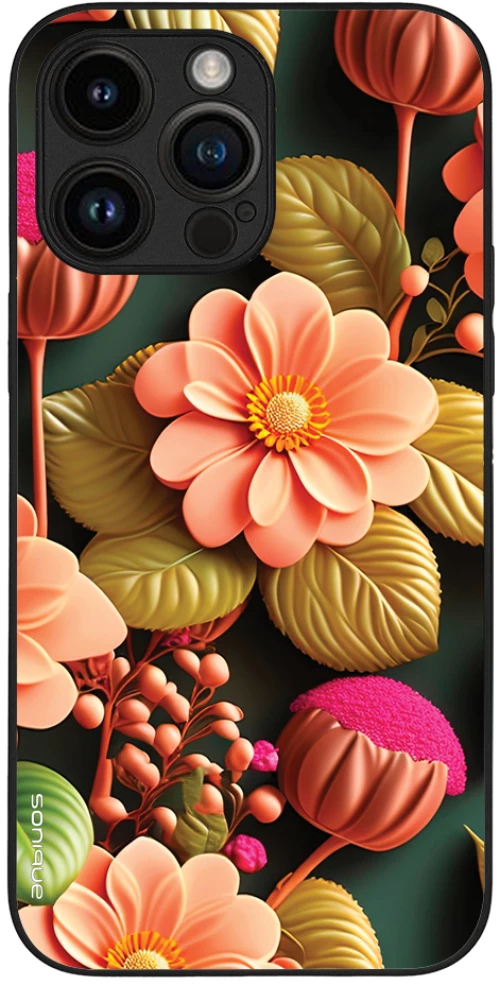 Θήκη Sonique 3D Flower Series για Apple iPhone 14 Pro Max Σομόν