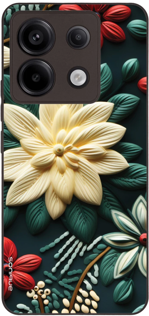Θήκη Sonique 3D Flower Series για Xiaomi Redmi Note 13 Pro 5G / Poco X6 5G Πράσινο