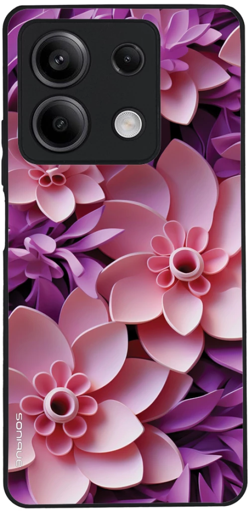 Θήκη Sonique 3D Flower Series για Xiaomi Redmi Note 13 5G Ροζ