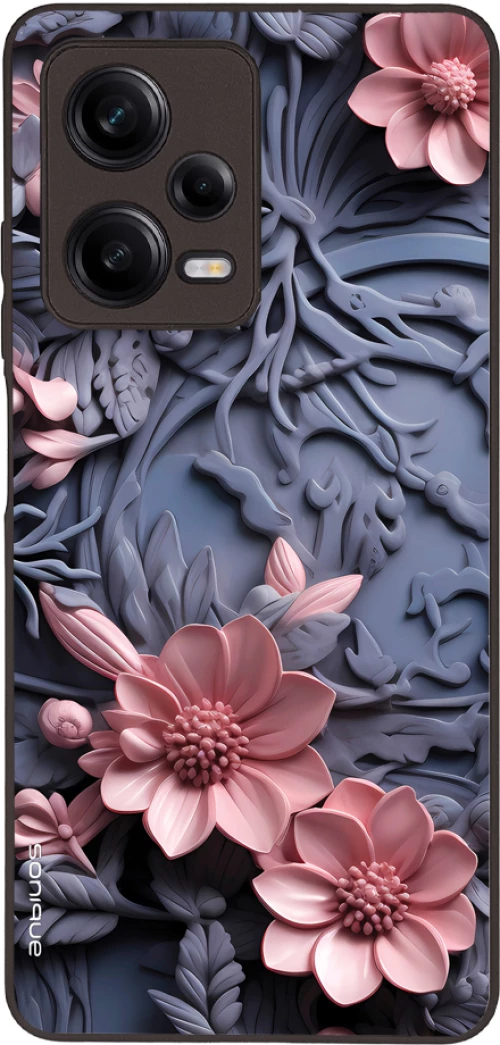 Θήκη Sonique 3D Flower Series για Xiaomi Redmi Note 12 Pro 5G Ροζ 02