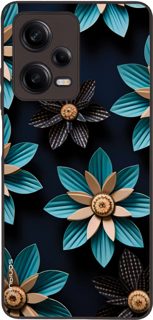 Θήκη Sonique 3D Flower Series για Xiaomi Redmi Note 12 Pro 5G Γαλάζιο
