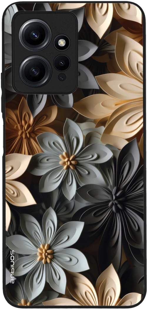 Θήκη Sonique 3D Flower Series για Xiaomi Redmi Note 12 4G Γκρι