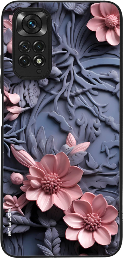 Θήκη Sonique 3D Flower Series για Xiaomi Redmi Note 11 4G / Redmi Note 11S Ροζ 02