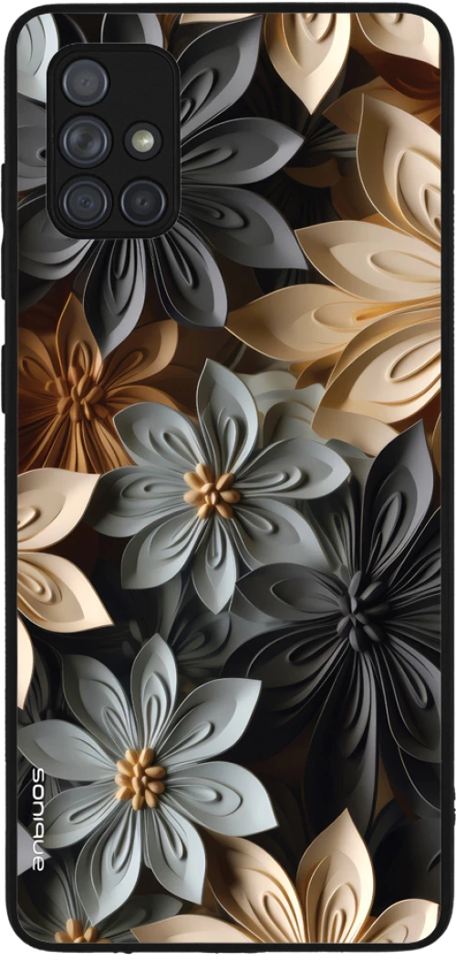 Θήκη Sonique 3D Flower Series για Samsung Galaxy A71 Γκρι