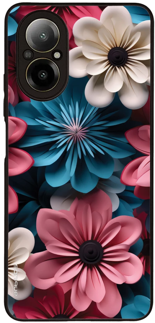 Θήκη Sonique 3D Flower Series για Realme C67 4G Ροζ 01