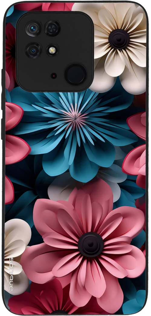 Θήκη Sonique 3D Flower Series για Xiaomi Redmi 10C Ροζ 01