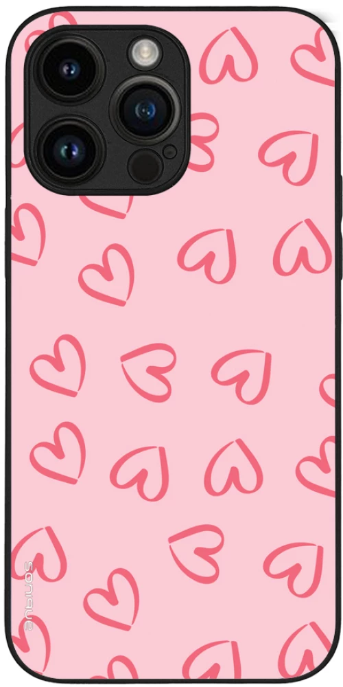 Θήκη Sonique Heart Series για Apple iPhone 14 Pro Max Ροζ