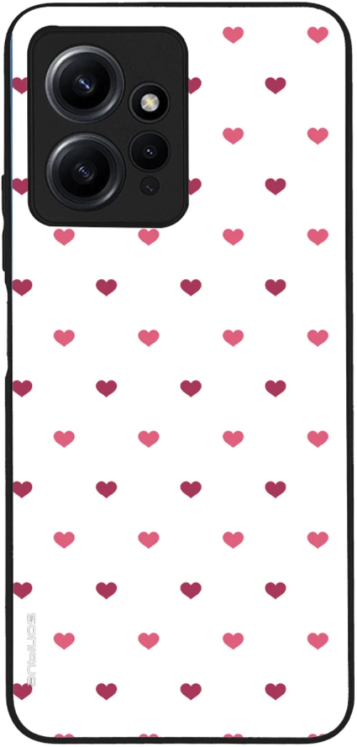 Θήκη Sonique Heart Series για Xiaomi Redmi Note 12 4G Λευκό 01