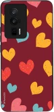 Θήκη Sonique Heart Series για Xiaomi Poco F5 Pro 5G Μπορντώ