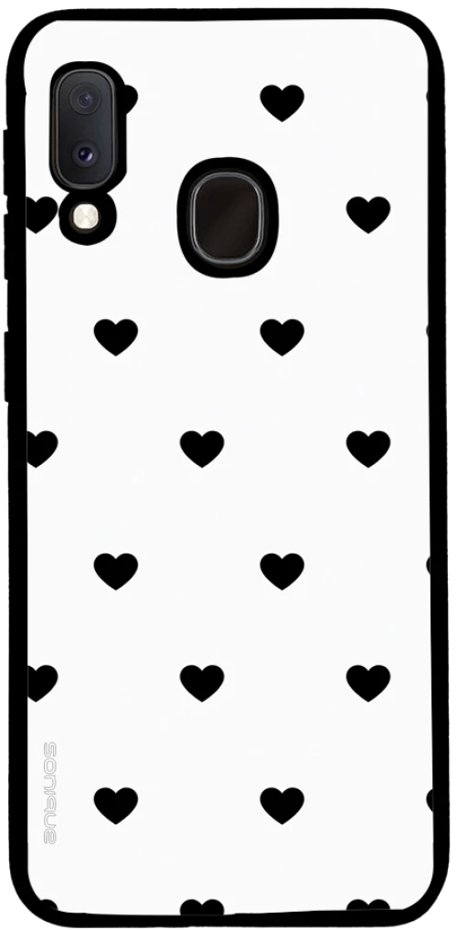 Θήκη Sonique Heart Series για Samsung Galaxy A20e Λευκό