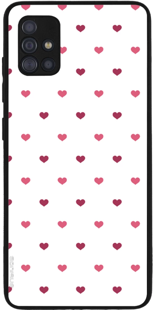 Θήκη Sonique Heart Series για Samsung Galaxy A51 Λευκό 01