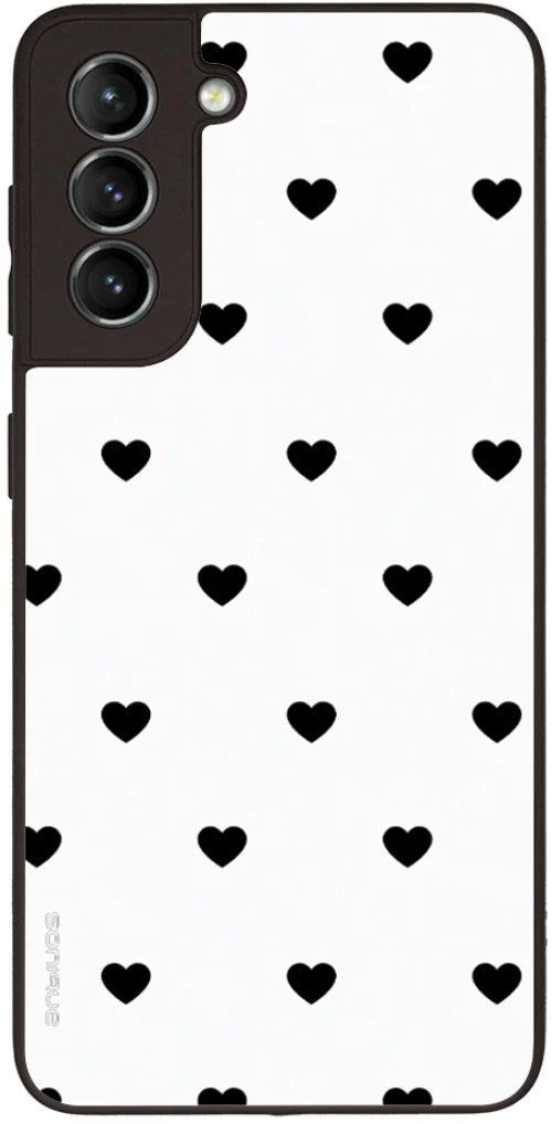 Θήκη Sonique Heart Series για Samsung Galaxy S21 Λευκό