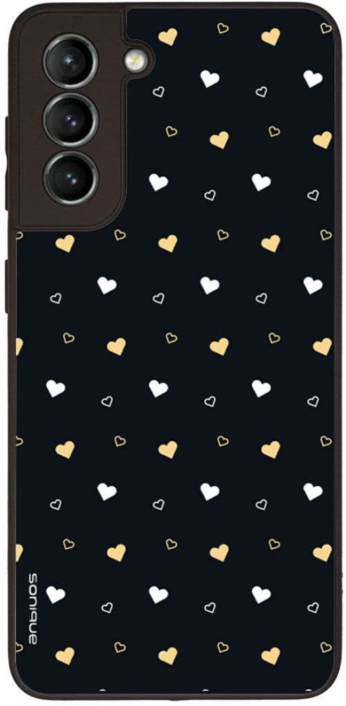 Θήκη Sonique Heart Series για Samsung Galaxy S21 Μαύρο 01