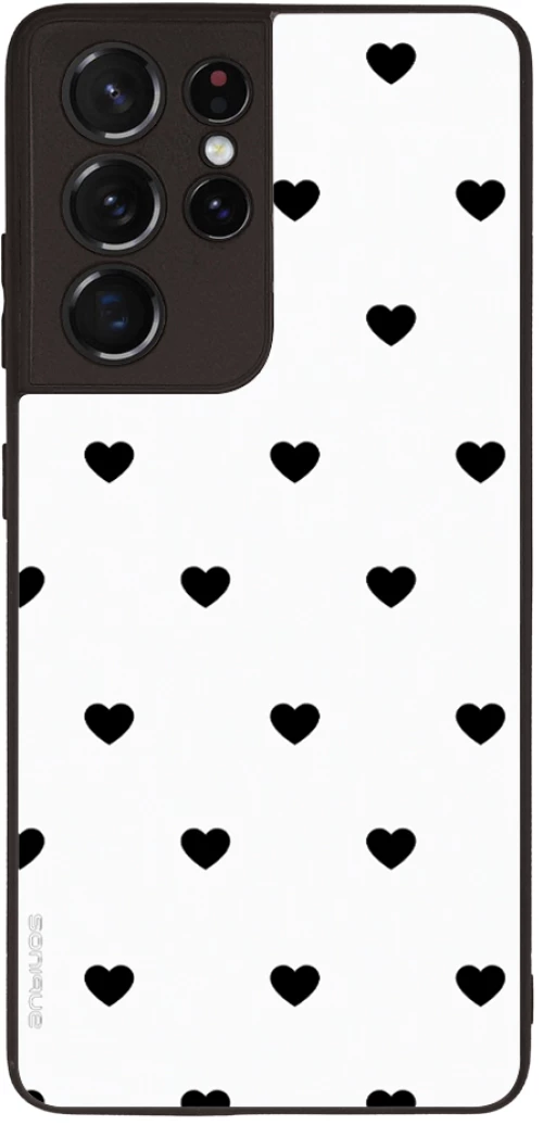 Θήκη Sonique Heart Series για Samsung Galaxy S21 Ultra Λευκό