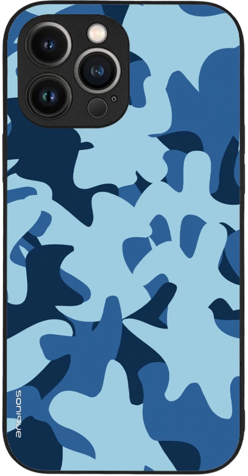 Θήκη Sonique Camouflage Army Series για Apple iPhone 13 Pro Max Μπλε