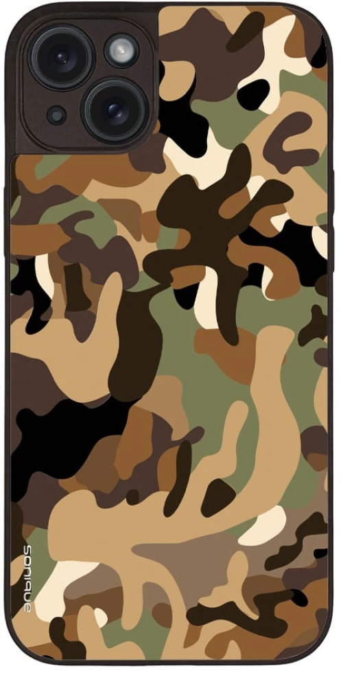 Θήκη Sonique Camouflage Army Series για Apple iPhone 15 Plus Καφέ
