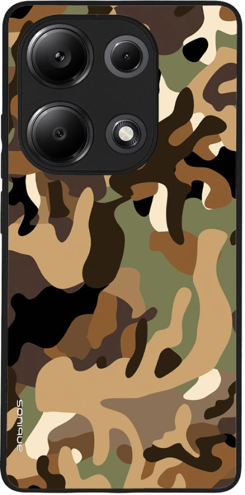 Θήκη Sonique Camouflage Army Series για Xiaomi Redmi Note 13 Pro 4G / Poco M6 Pro 4G Καφέ