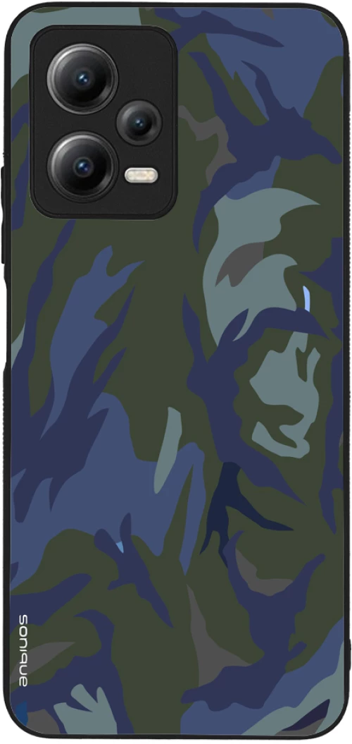 Θήκη Sonique Camouflage Army Series για Xiaomi Redmi Note 12 5G / Poco X5 5G Μπλε 01