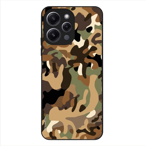 Θήκη Sonique Camouflage Army Series για Xiaomi Redmi 12 4G / Redmi 12 5G Καφέ