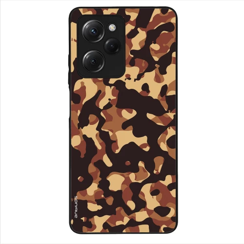 Θήκη Sonique Camouflage Army Series για Xiaomi Poco X5 Pro 5G Καφέ 01
