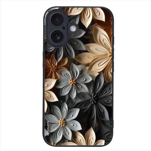 Θήκη Sonique 3D Flower Series για Apple iPhone 16 Γκρι