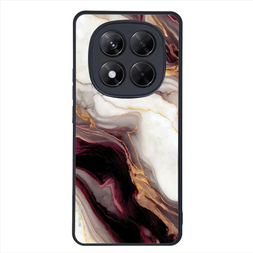 Θήκη Sonique Marble Series για Xiaomi Redmi Note 14 Pro 5G / Poco X7 5G Μπορντώ