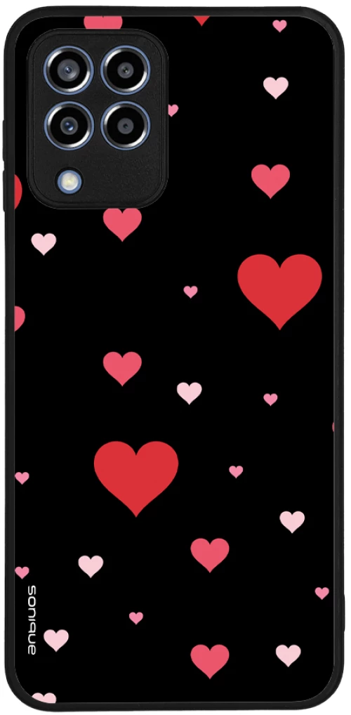 Θήκη Sonique Heart Series για Samsung Galaxy M33 5G Μαύρο