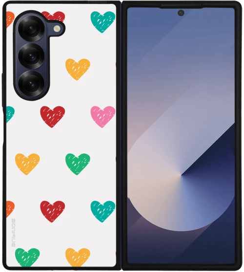 Θήκη Sonique Heart Series για Samsung Galaxy Z Fold 6 Λευκό 02