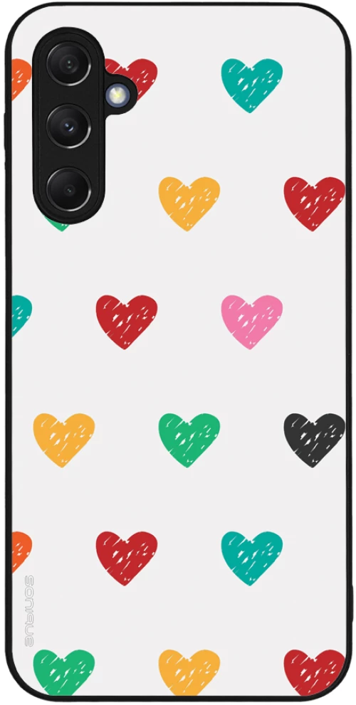Θήκη Sonique Heart Series για Samsung Galaxy M34 5G Λευκό 02