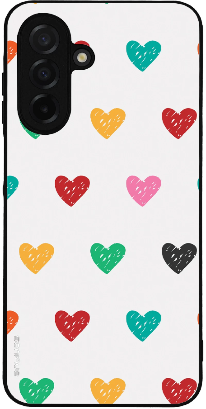 Θήκη Sonique Heart Series για Samsung Galaxy A26 5G Λευκό 02