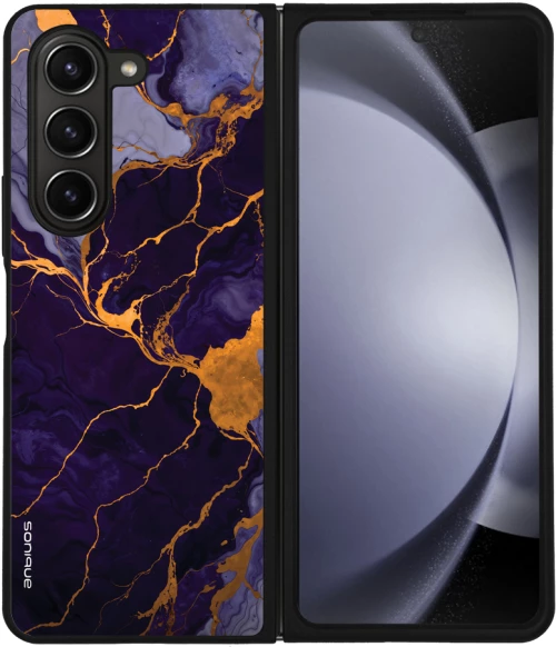Θήκη Sonique Marble Series για Samsung Galaxy Z Fold 5 Μωβ