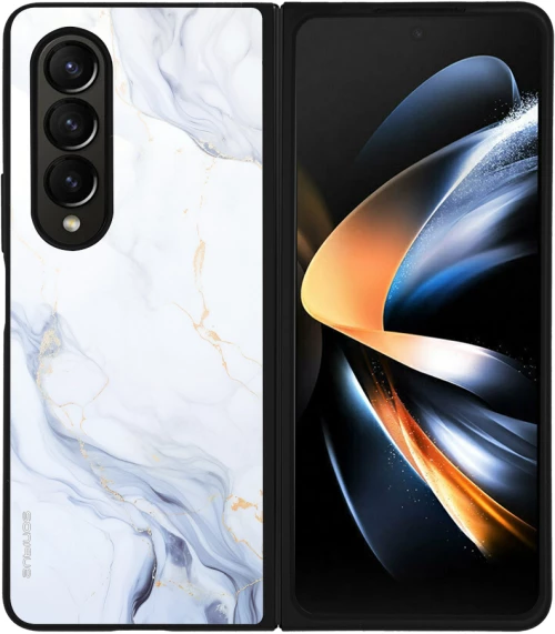Θήκη Sonique Marble Series για Samsung Galaxy Z Fold 4 Λευκό 02