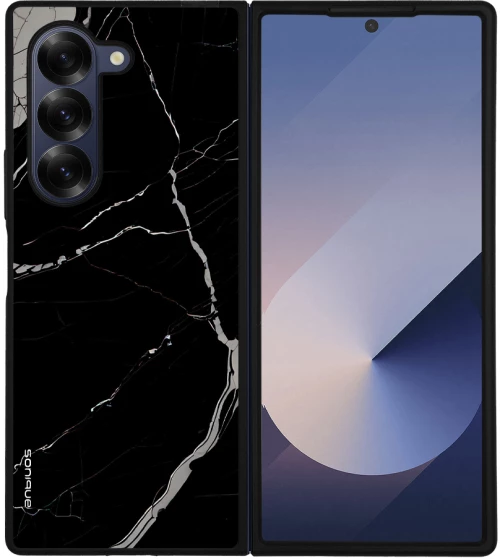 Θήκη Sonique Marble Series για Samsung Galaxy Z Fold 6 Μαύρο