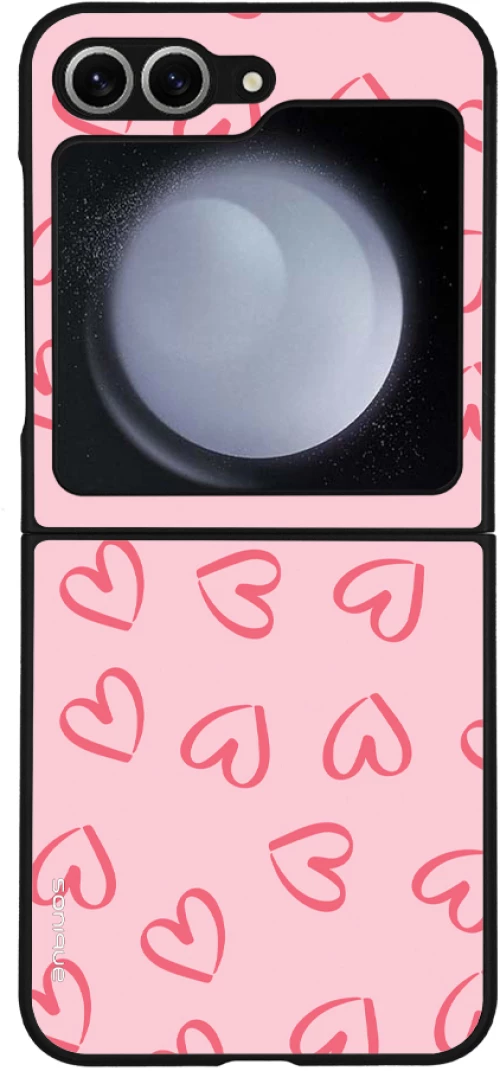 Θήκη Sonique Heart Series για Samsung Galaxy Z Flip 6 Ροζ