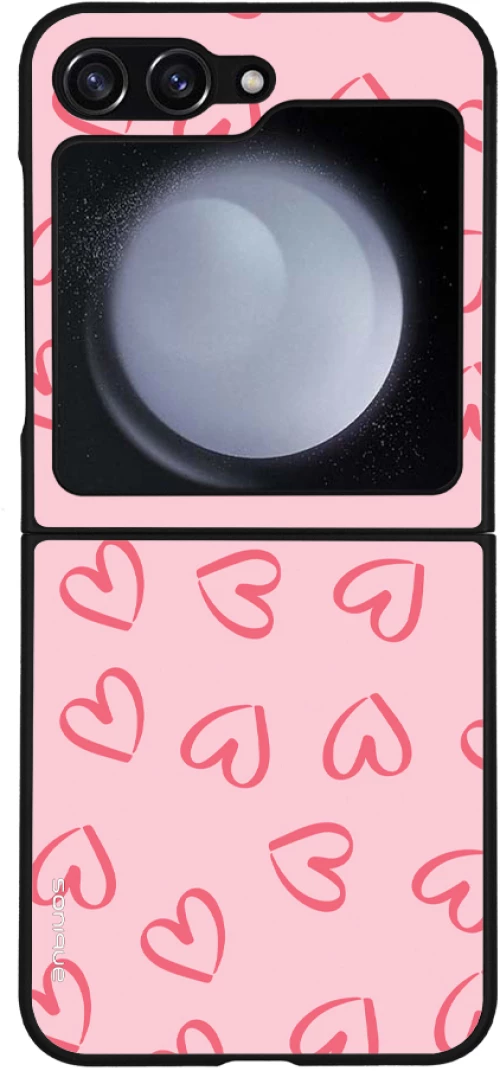 Θήκη Sonique Heart Series για Samsung Galaxy Z Flip 5 Ροζ