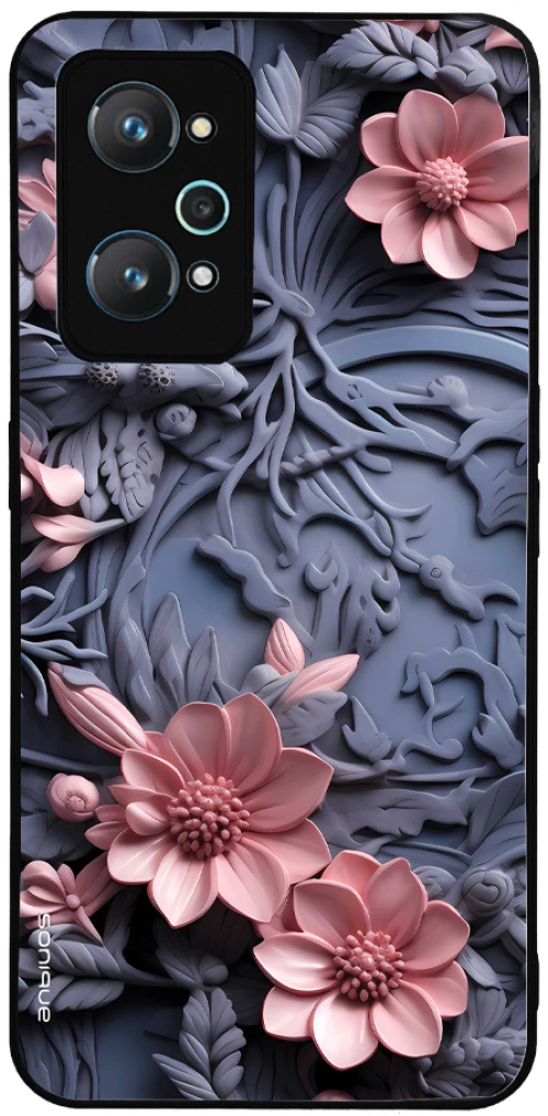 Θήκη Sonique 3D Flower Series για Realme GT Neo 2 5G / Realme GT 2 5G / Realme GT Neo 3T 5G Ροζ 02