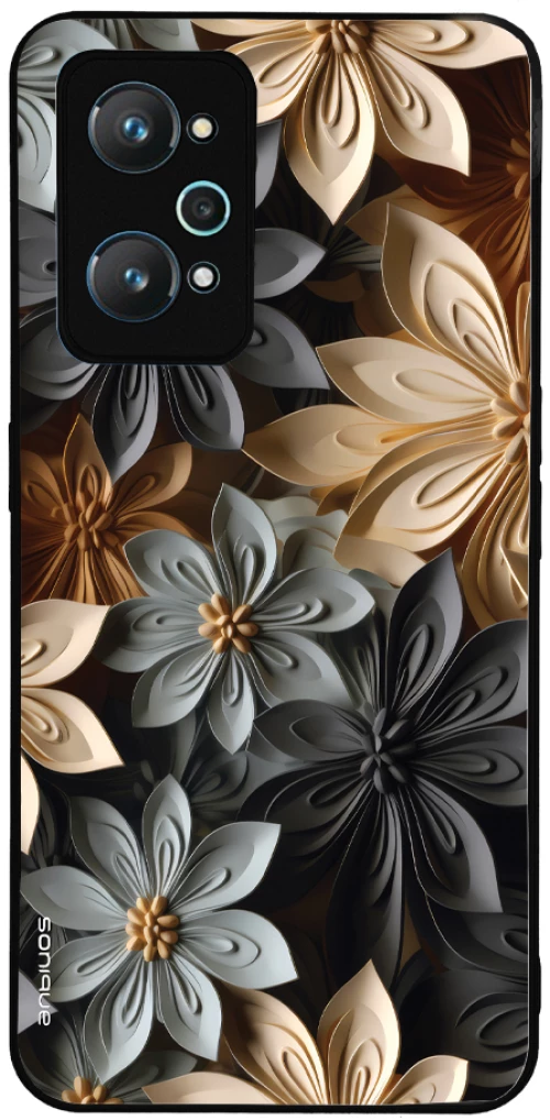 Θήκη Sonique 3D Flower Series για Realme GT Neo 2 5G / Realme GT 2 5G / Realme GT Neo 3T 5G Γκρι