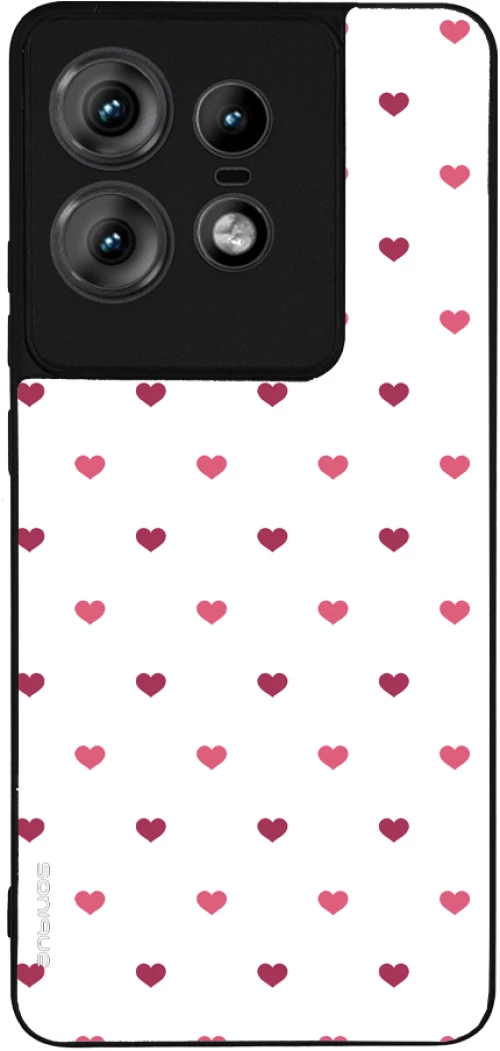 Θήκη Sonique Heart Series για Motorola Edge 50 Pro 5G Λευκό 01