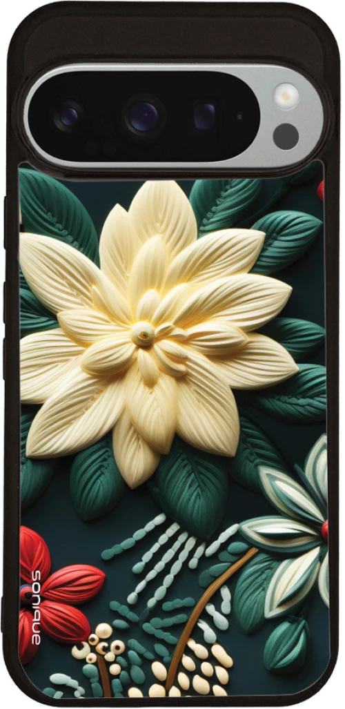 Θήκη Sonique 3D Flower Series για Google Pixel 9 Pro 5G Πράσινο
