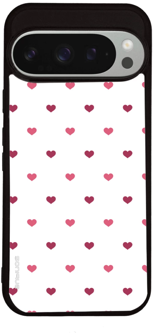 Θήκη Sonique Heart Series για Google Pixel 9 Pro 5G Λευκό 01