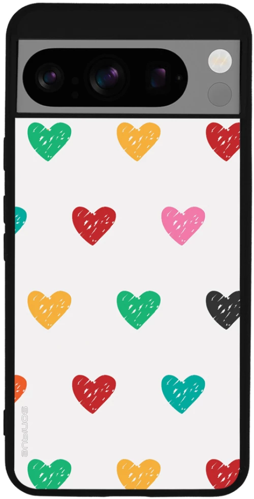 Θήκη Sonique Heart Series για Google Pixel 8 Pro 5G Λευκό 02