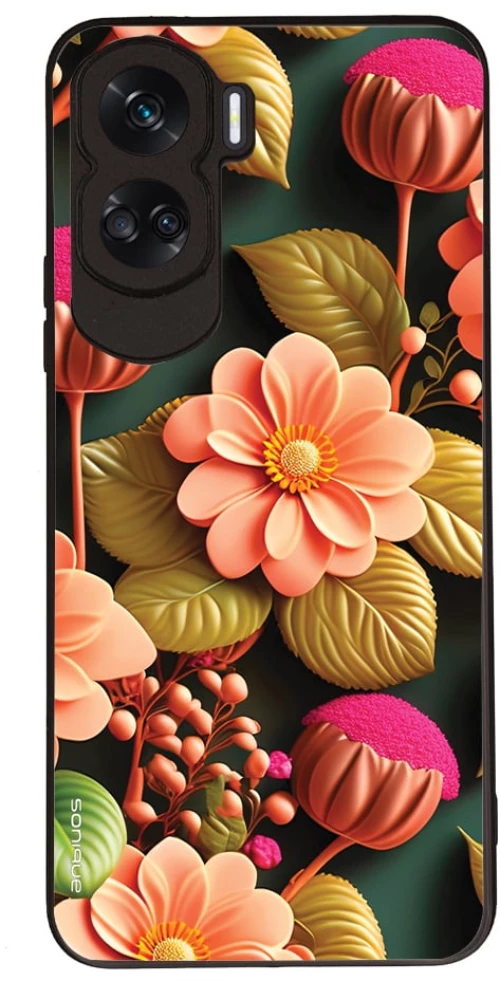 Θήκη Sonique 3D Flower Series για Honor 90 Lite 5G Σομόν