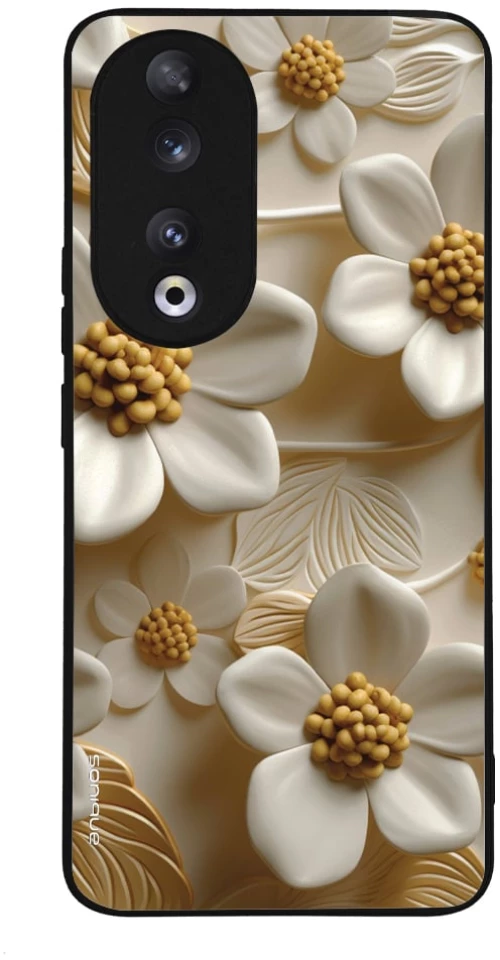 Θήκη Sonique 3D Flower Series για Honor 90 5G Λευκό