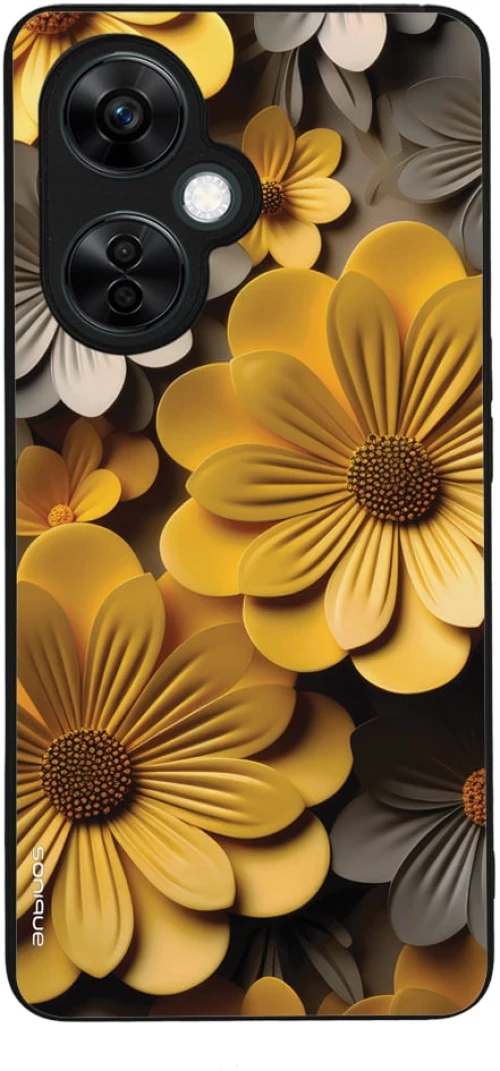 Θήκη Sonique 3D Flower Series για OnePlus Nord CE 3 Lite 5G Κίτρινο