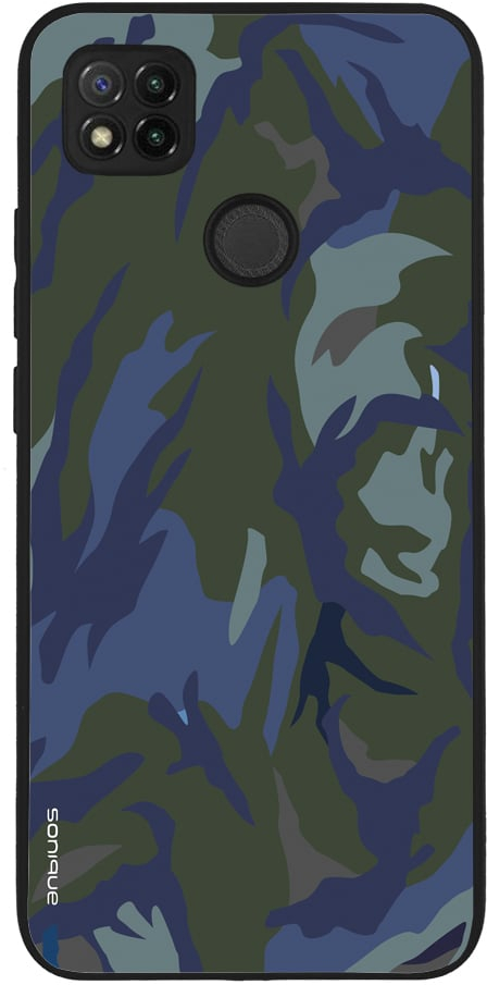 Θήκη Sonique Camouflage Army Series για Xiaomi Redmi 9C / Redmi 10A Μπλε 01