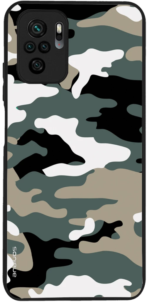 Θήκη Sonique Camouflage Army Series για Xiaomi Redmi Note 10 / Redmi Note 10s / Poco M5s Χακί